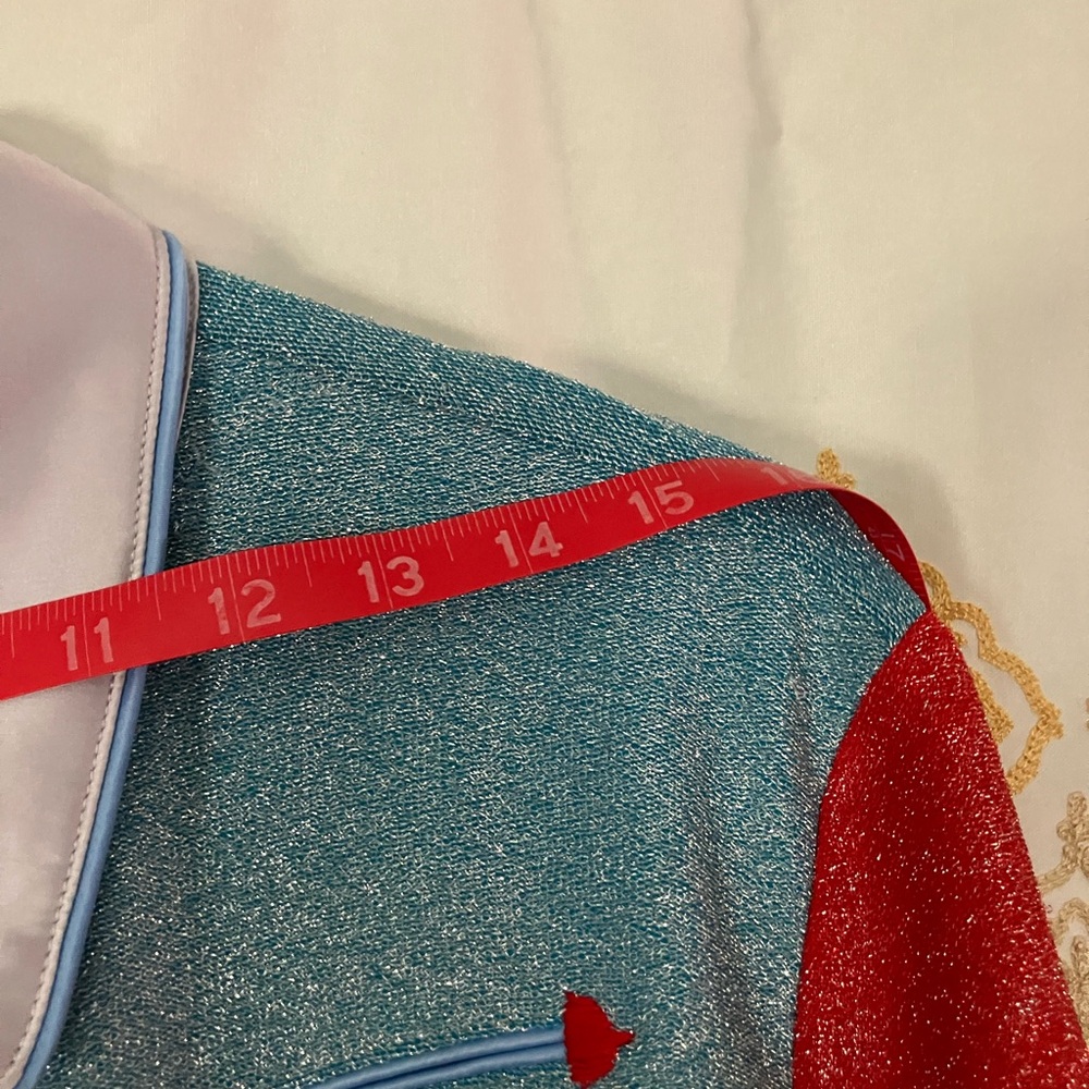 Double D Ranch Red and Blue Western Blouse - Picture 5 of 5